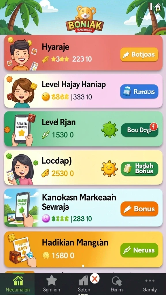 789rp - Screenshot dari level menantang dalam 789RP.