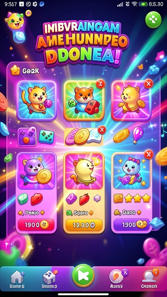 8id - Antara level dengan latar belakang yang menakjubkan.