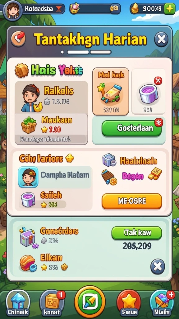 danagame - Tangkapan layar gameplay yang menakjubkan.