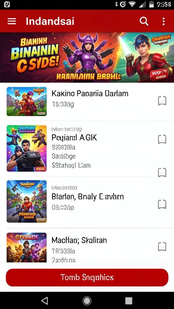 gaspol77 - Tangkapan layar dari level pertama yang penuh warna.