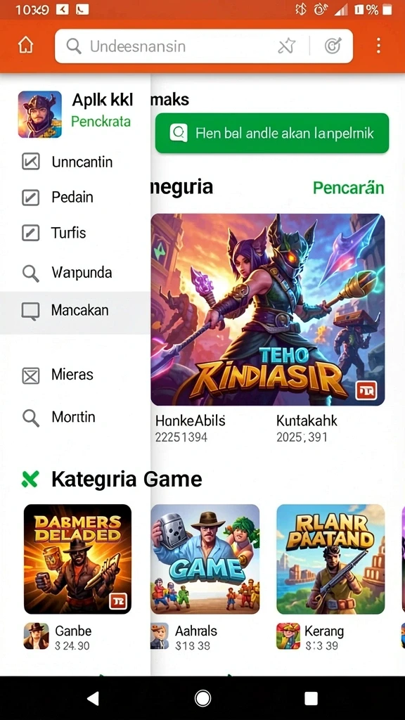 indo777 - Antarmuka pengguna yang intuitif dan mudah navigasi.