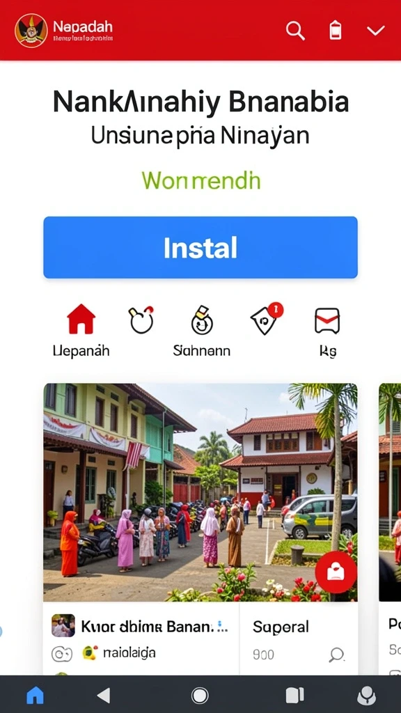 mg525 - Tampilan antarmuka yang user-friendly dan mudah dinavigasi.