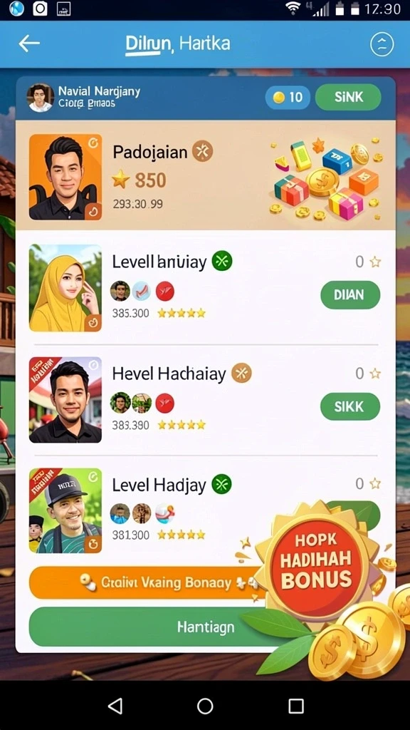 rejekibet - Tampilan antarmuka pengguna yang sederhana dan menarik.