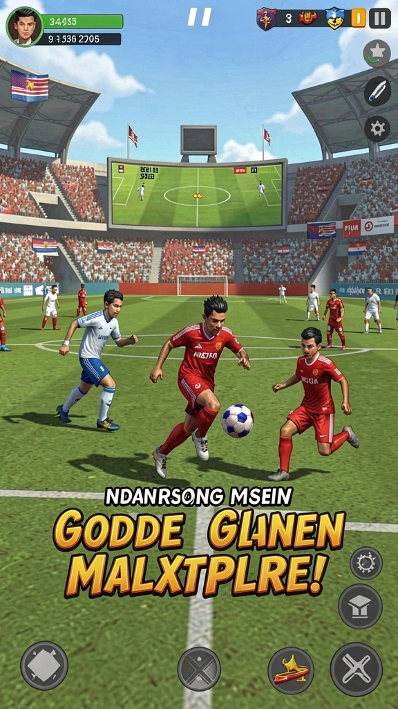 v07 - Screenshot menunjukkan karakter utama dalam misi pertarungan.